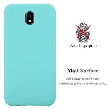 Deksel Samsung Galaxy J3 2017 Silikon cover (blå)