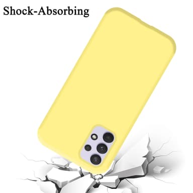 Samsung Galaxy A33 5G silikondeksel case (gul)