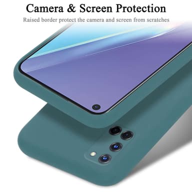 Oppo A92 silikondeksel case (Grønn)