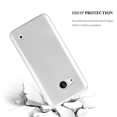 Deksel Nokia Lumia 550 Case Cover (sølv)