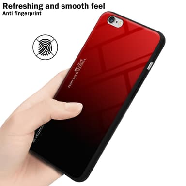 Deksel iPhone 6 / 6S Case Cover (svart)