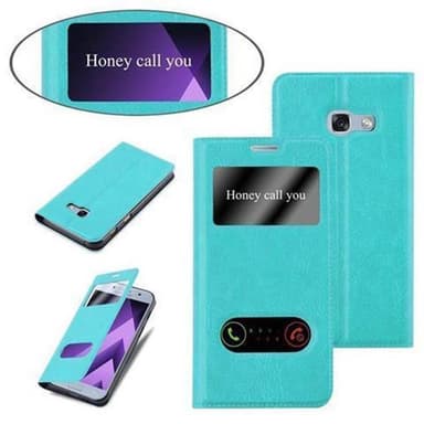 Samsung Galaxy A5 2017 lommebokdeksel cover (turkis)
