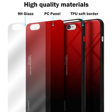 Deksel iPhone 6 / 6S Case Cover (svart)
