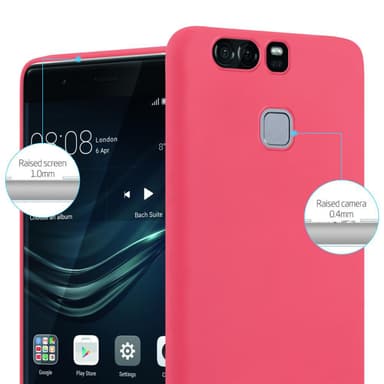 Deksel Huawei P9 Silikon cover (rød)