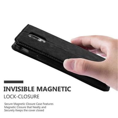 Samsung Galaxy NOTE 4 lommebokdeksel case (svart)