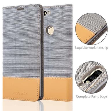 Honor 7C / Huawei Y7 2018 lommebokdeksel etui (grå)