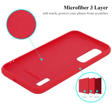 Oppo FIND X2 PRO silikondeksel case (rød)