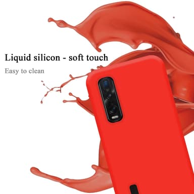 Oppo FIND X2 PRO silikondeksel case (rød)