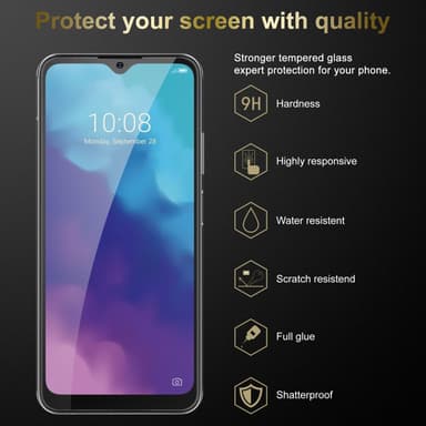 ZTE Blade V30 Vita Skjermbeskytter Skärmskydd