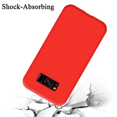 Samsung Galaxy S8 PLUS silikondeksel case (rød)