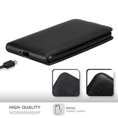 Honor 6 PLUS deksel flip cover (svart)
