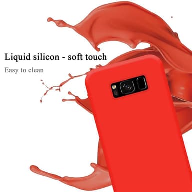 Samsung Galaxy S8 PLUS silikondeksel case (rød)
