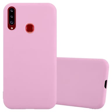 Deksel Samsung Galaxy A20s Silikon cover (rosa)