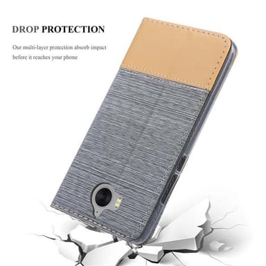 Huawei Y5 2017 / Y6 2017 lommebokdeksel etui (grå)