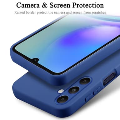 Samsung Galaxy A05s silikondeksel case (blå)