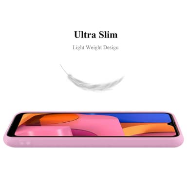 Deksel Samsung Galaxy A20s Silikon cover (rosa)