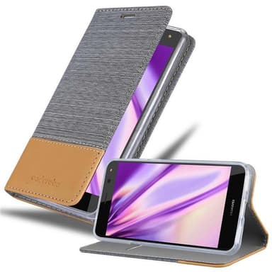 Huawei Y5 2017 / Y6 2017 lommebokdeksel etui (grå)