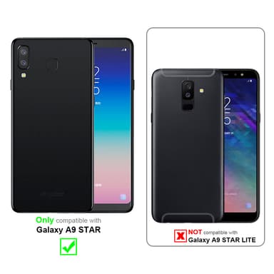 Deksel Samsung Galaxy A9 STAR Veske (Svart)