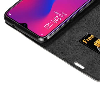 Oppo R17 lommebokdeksel case (brun)