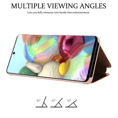 Samsung Galaxy A71 4G lommebokdeksel etui (rosa)