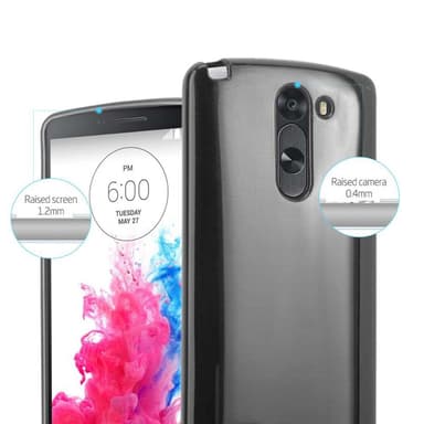 LG G3 STYLUS silikondeksel cover (svart)