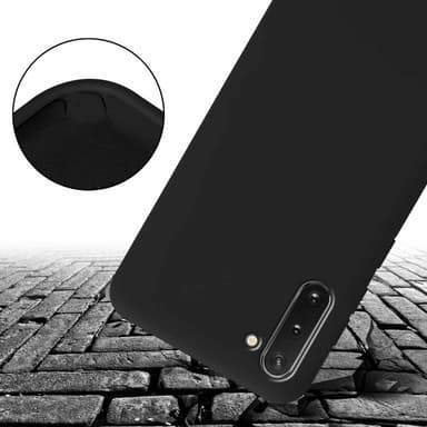Deksel Samsung Galaxy NOTE 10 med Halskjede (svart)