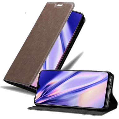 Oppo R17 lommebokdeksel case (brun)