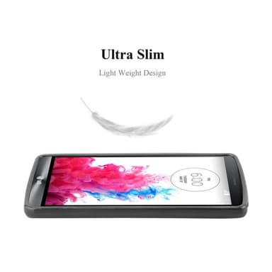 LG G3 STYLUS silikondeksel cover (svart)
