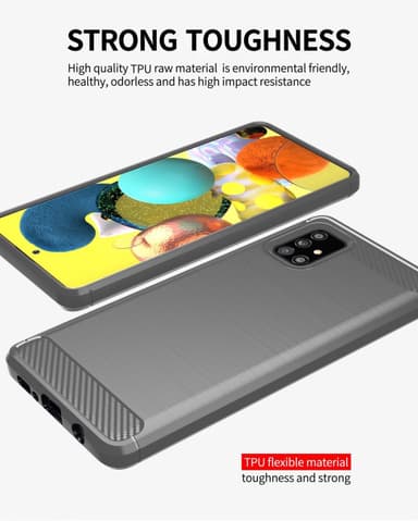 Deksel Samsung Galaxy A51 4G / M40s ultra slim (grå)