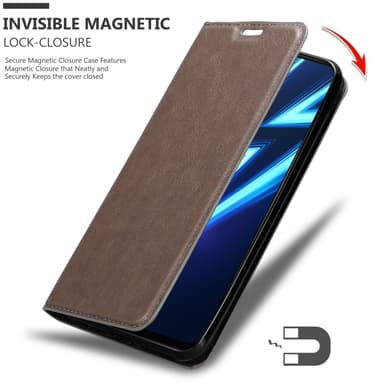 Realme 6 PRO lommebokdeksel case (brun)