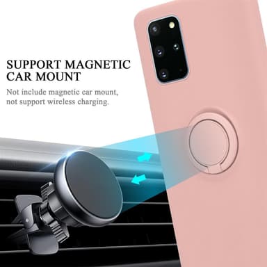 Deksel Samsung Galaxy S20 PLUS Ring Case (rosa)