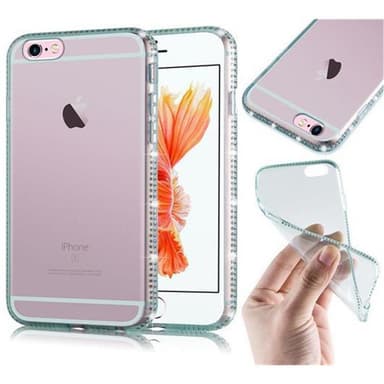 iPhone 6 / 6S Deksel Glitter Case (grønn)