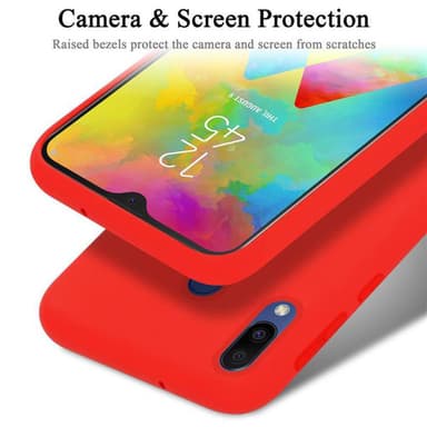 Samsung Galaxy M20 silikondeksel case (rød)