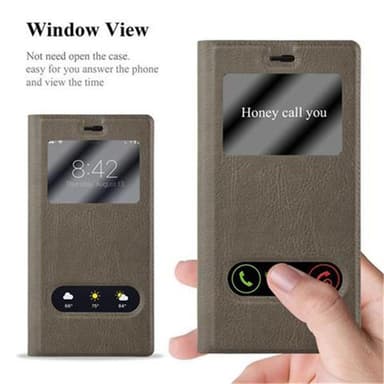 Huawei P8 lommebokdeksel cover (brun)