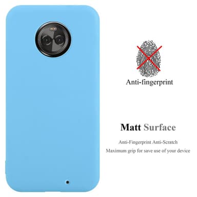 Deksel Motorola MOTO X4 Silikon cover (blå)
