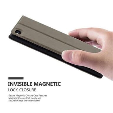 Huawei P8 lommebokdeksel cover (brun)