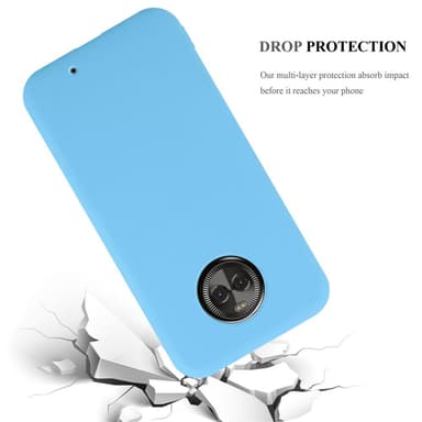 Deksel Motorola MOTO X4 Silikon cover (blå)