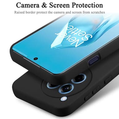 OnePlus 12R silikondeksel case (Svart)