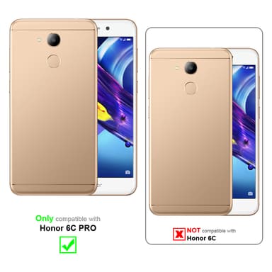 Honor 6C PRO lommebokdeksel case (brun)