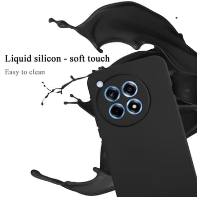 OnePlus 12R silikondeksel case (Svart)