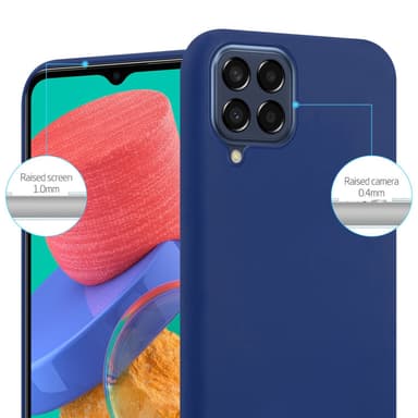 Deksel Samsung Galaxy M33 5G Silikon cover (blå)