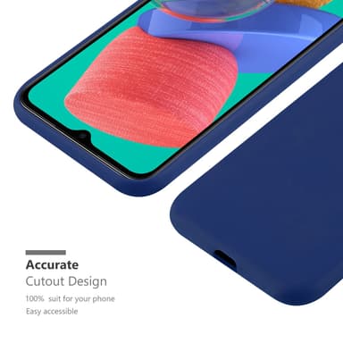 Deksel Samsung Galaxy M33 5G Silikon cover (blå)