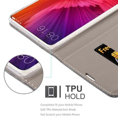 Xiaomi Mi MIX 2 lommebokdeksel etui (grå)
