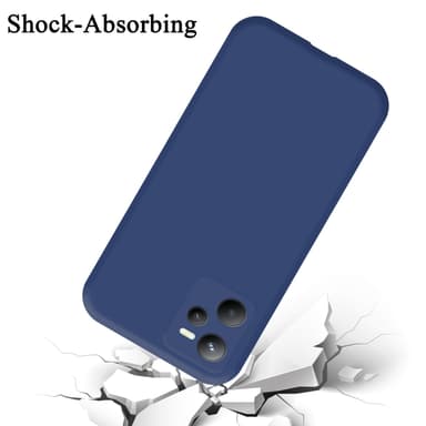 Realme C35 / Narzo 50A PRIME silikondeksel case (blå)