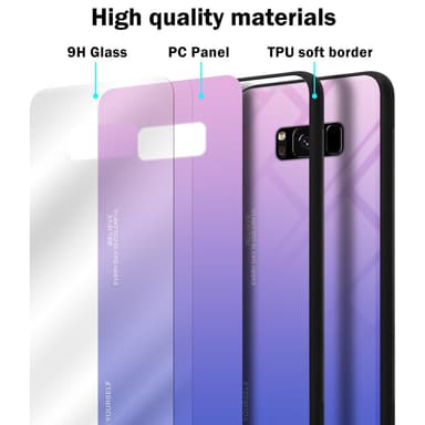 Deksel Samsung Galaxy S8 Case Cover (svart)