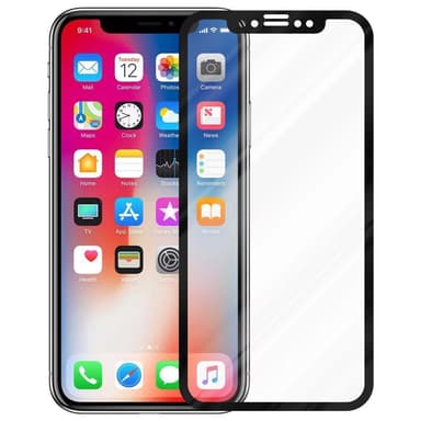 Skjermbeskytter iPhone X / XS Skärmskydd (svart)