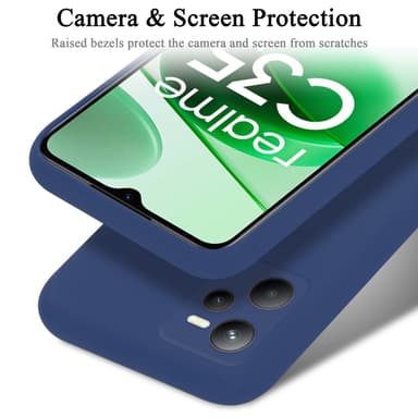 Realme C35 / Narzo 50A PRIME silikondeksel case (blå)