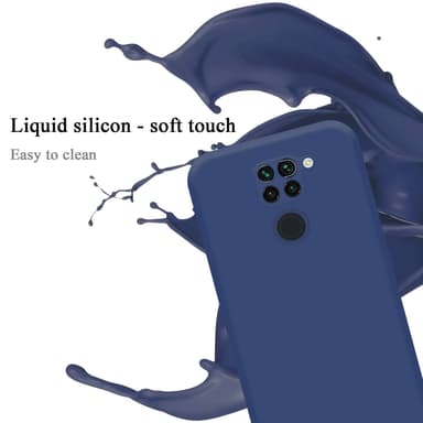 Xiaomi RedMi NOTE 9 silikondeksel case (Blå)