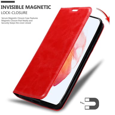 Samsung Galaxy S21 5G lommebokdeksel case (rød)