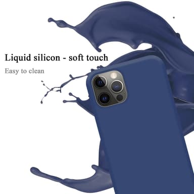 iPhone 13 PRO silikondeksel case (blå)